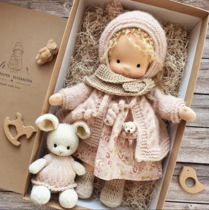 🎄Christmas 49%OFF!🔥The best gift for kids in winter 🎁 Handmade Waldorf Doll