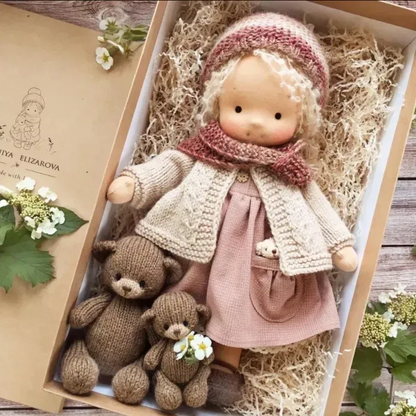 🎄Christmas 49%OFF!🔥The best gift for kids in winter 🎁 Handmade Waldorf Doll