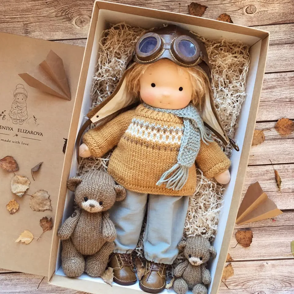 🎄Christmas 49%OFF!🔥The best gift for kids in winter 🎁 Handmade Waldorf Doll