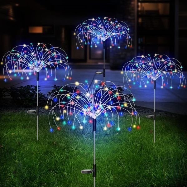 🔥LAST DAY 70% OFF🎁Waterproof Solar Garden Fireworks Lamp