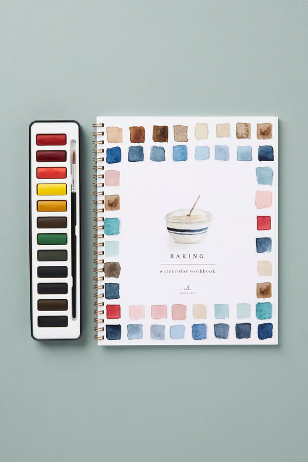 🖼️Suitable for beginners💕Watercolor painting book