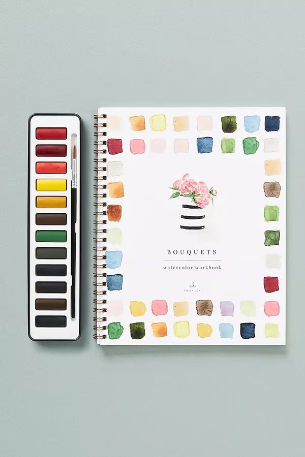 🖼️Suitable for beginners💕Watercolor painting book