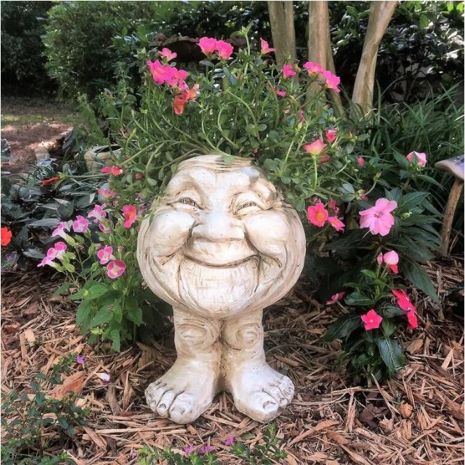 Mugglys Face Statue Planter - Happy New Year 49% OFF🎊