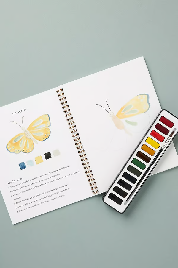 🖼️Suitable for beginners💕Watercolor painting book