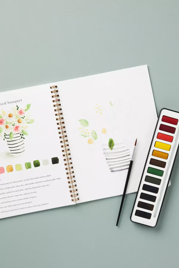 🖼️Suitable for beginners💕Watercolor painting book