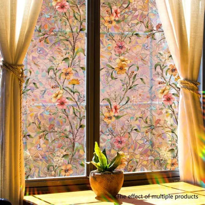 🌸Reflective floral pattern window film🌈