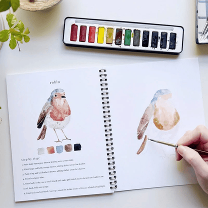 🖼️Suitable for beginners💕Watercolor painting book