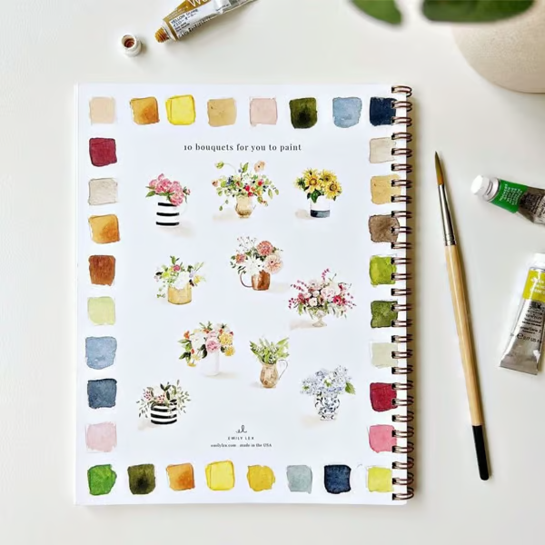 🖼️Suitable for beginners💕Watercolor painting book